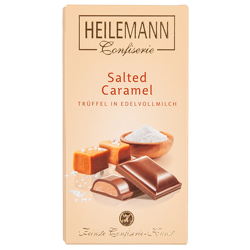 Heilemann Tafelschokolade Salted Caramel-Trüffel, Vollmilchschokolade 100g