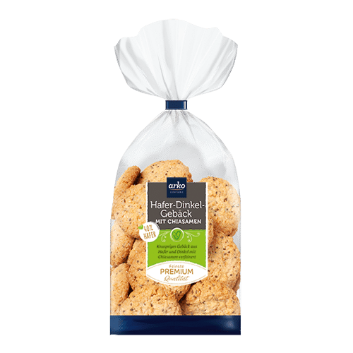 Hafer-Dinkel-Gebäck mit Chiasamen 180g