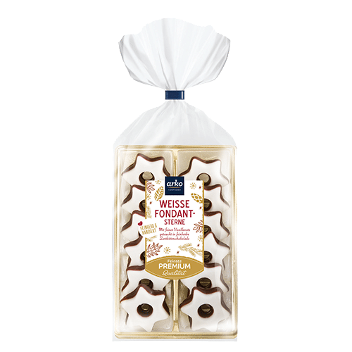 Weiße Fondantsterne 150g