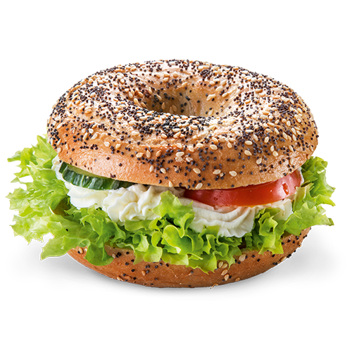 Frischkäsebagel