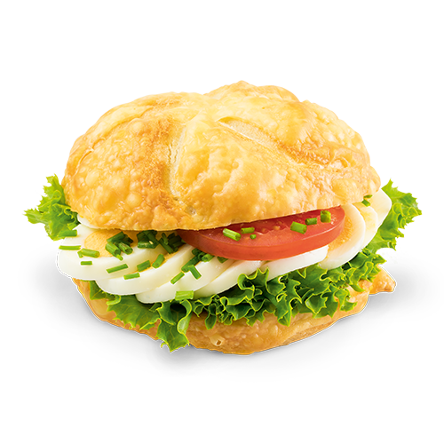 Käsebrötchen Ei