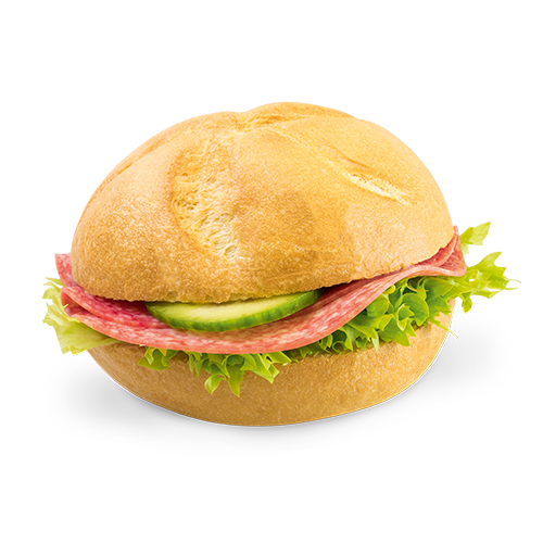 Kaiserbrötchen Salami