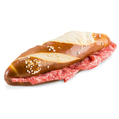 Laugenstange Salami