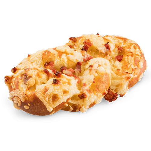 Laugenzopf Schinken und Käse