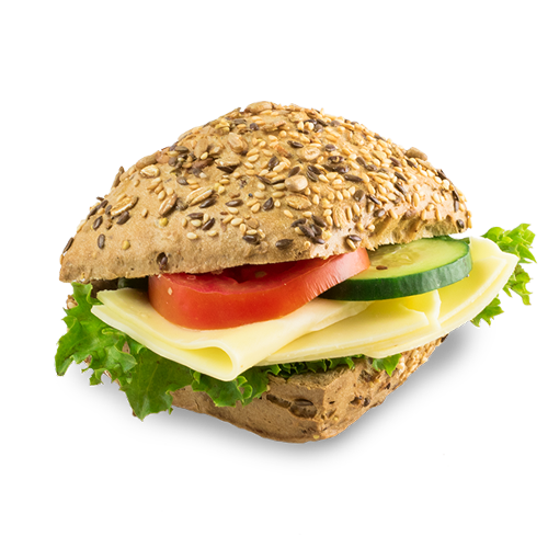 Mehrkornbrötchen Hirse-Gouda