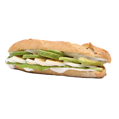 Avocado & Ei Baguette