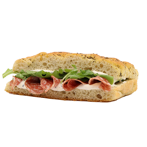 Focaccia Salami & Trüffel-Mayonnaise