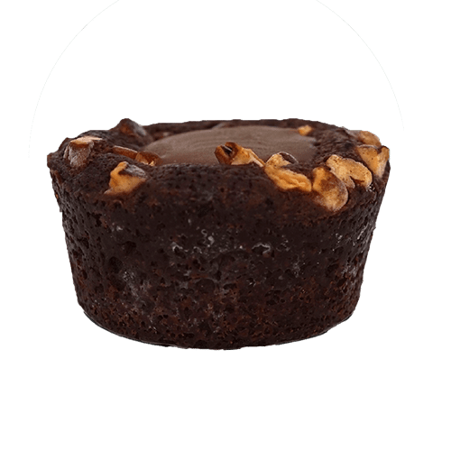 Karamell-Brownie mit Pekannüssen (vegan)