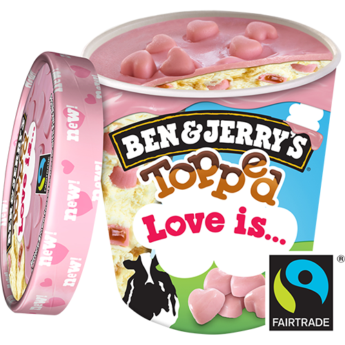 Ben & Jerry's Topped Love Is... 470ml