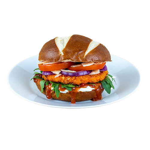 Burger Chicken Brezel