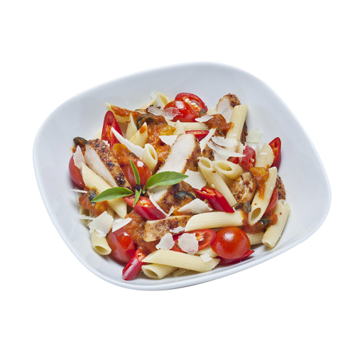 Pasta Spicy Chicken Bowl (scharf)