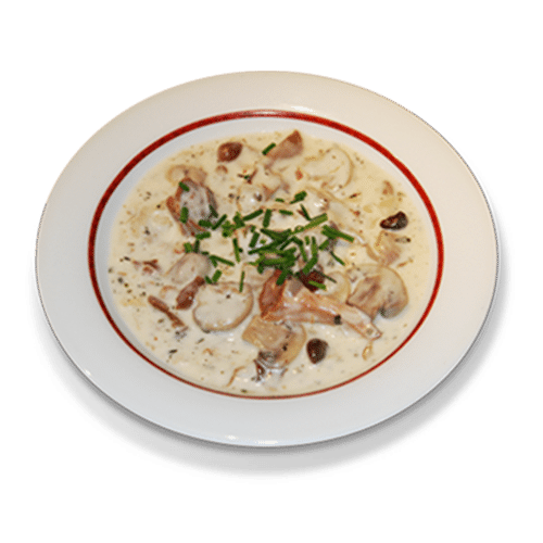 Frische Pilze à la Crème