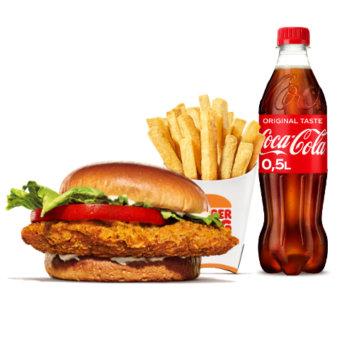 Crunchy Chicken Deluxe King Menu