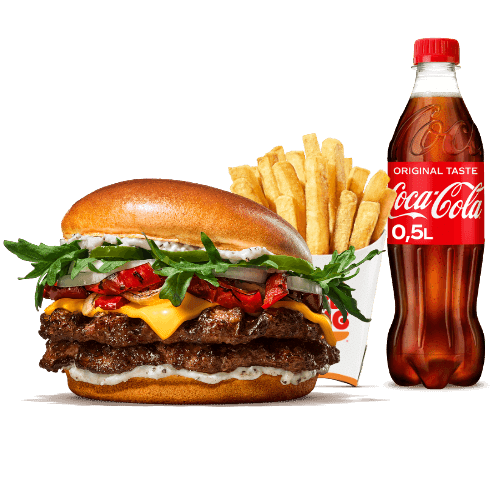 Kings Grilled Paprika Double Menü