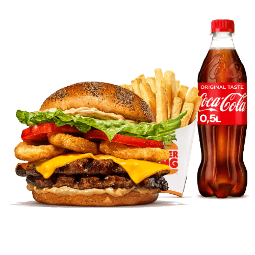BBQ Lover Plant-based* Double King Menü