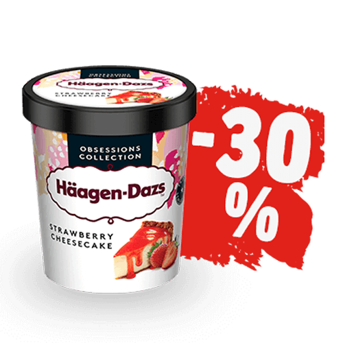 Häagen-Dazs Strawberry Cheesecake 460ml (30% Rabatt)