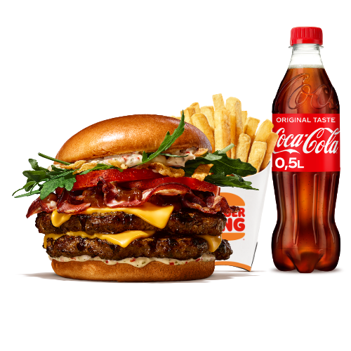 King's Beef Double Menü