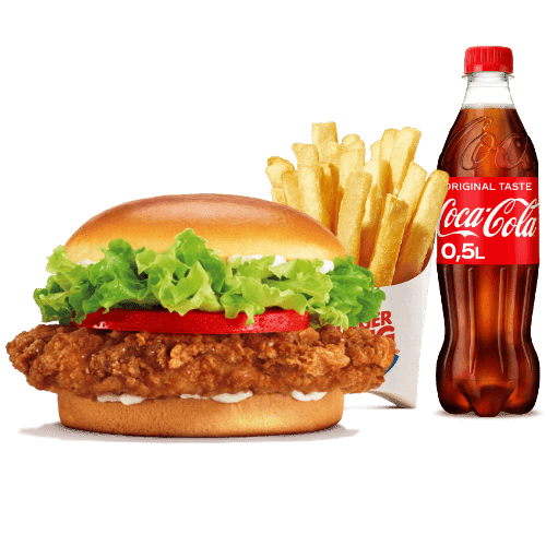 Crunchy Chicken Deluxe KING Menu
