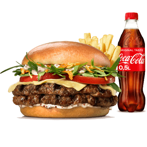KING'S Mustard Cheese Double Menu