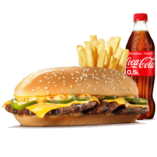 X-tra Long Chili Cheese KING Menu