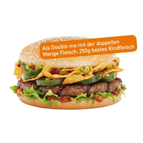 Tex Mex Burger Double me