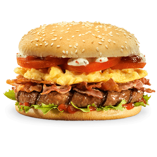 Bacon Eggs Burger