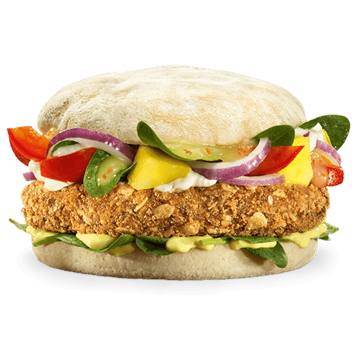 Hot Quinoa Veggie Burger