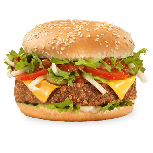 Veganer Cheeseburger
