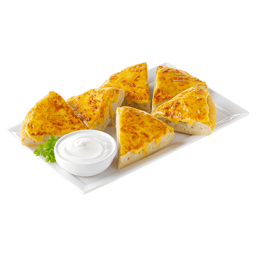 Dinkel-Roggen Pizzabrotecken mit Cheddar