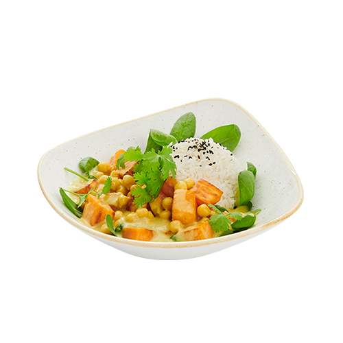 Süßkartoffel Spinat Curry
