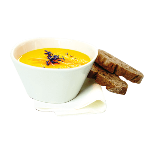 Vegane Karotten-Kokos-Ingwer Suppe