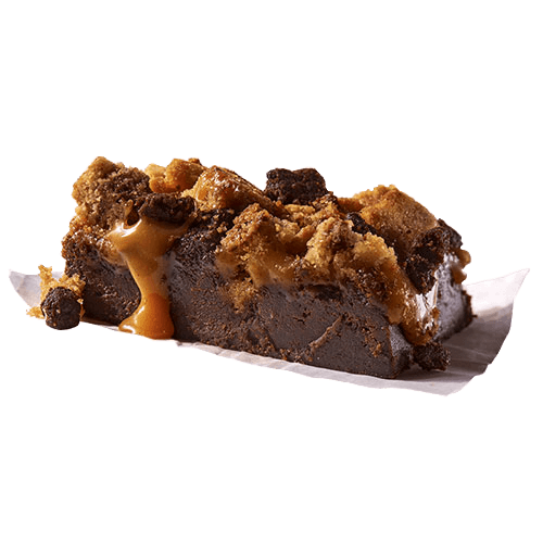 Schoko-Karamell Brownie