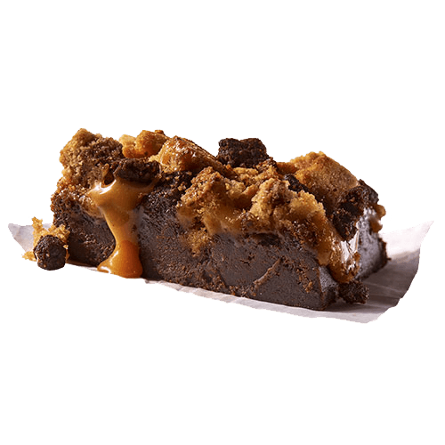 Schoko-Karamell Brownie
