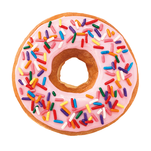 Strawberry Frosted Sprinkles Donut