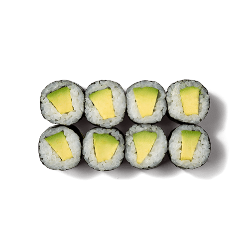 Maki Avocado (8 Stück, vegan)