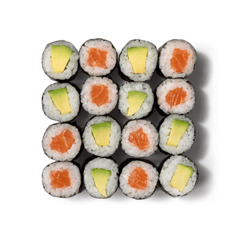 Maki Mix Lachs Avocado Groß