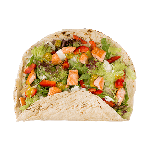 Lachs Wrap