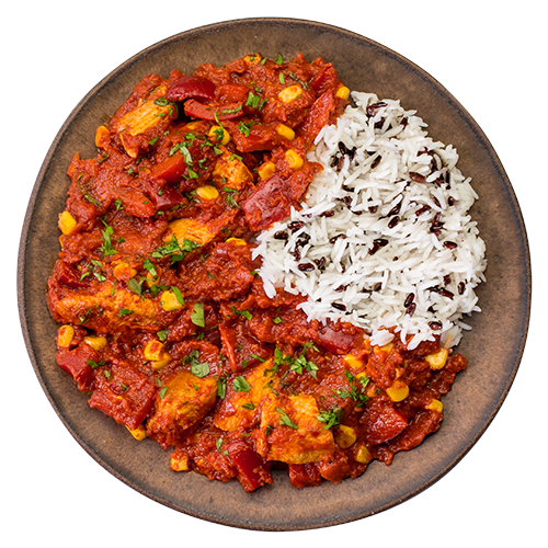 Paprika Hähnchen Pfanne