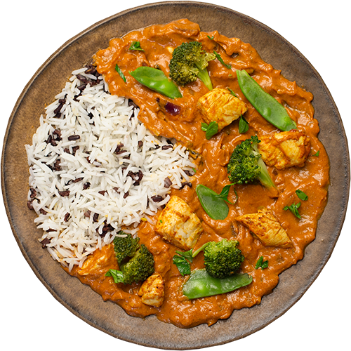 Butter Curry mit Reis