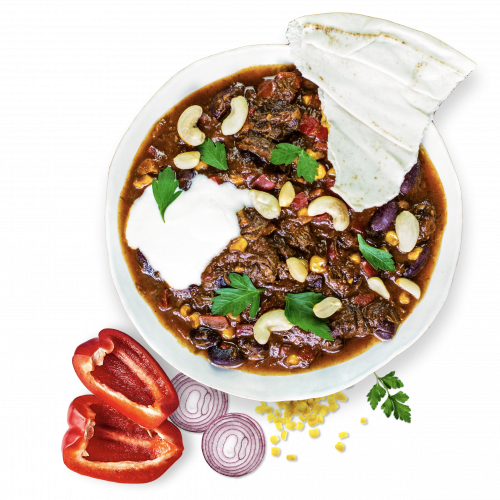 Pulled Beef Chili
