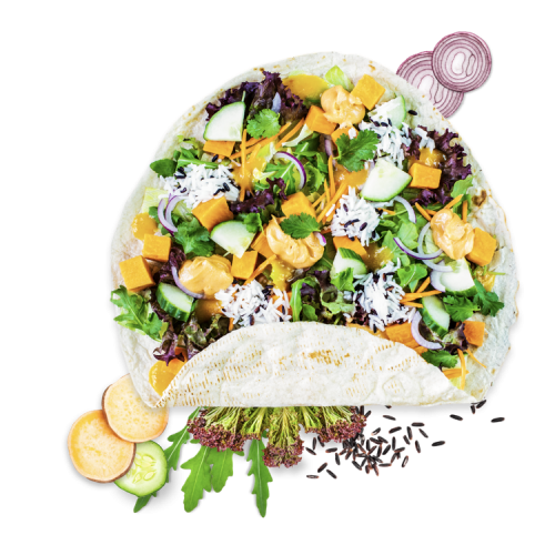 Vegan Oriental Wrap