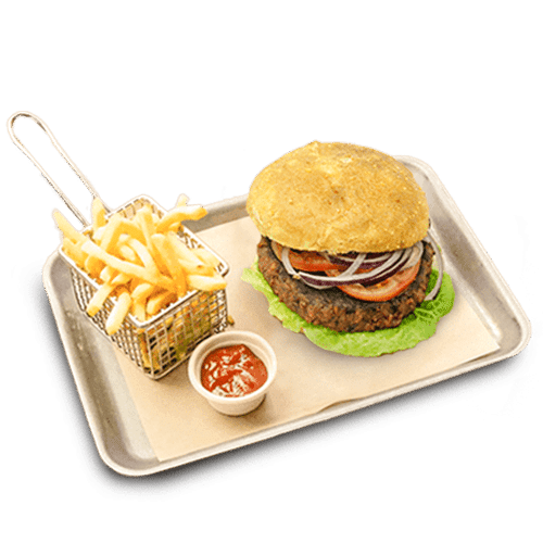 No Meat Burger Menü