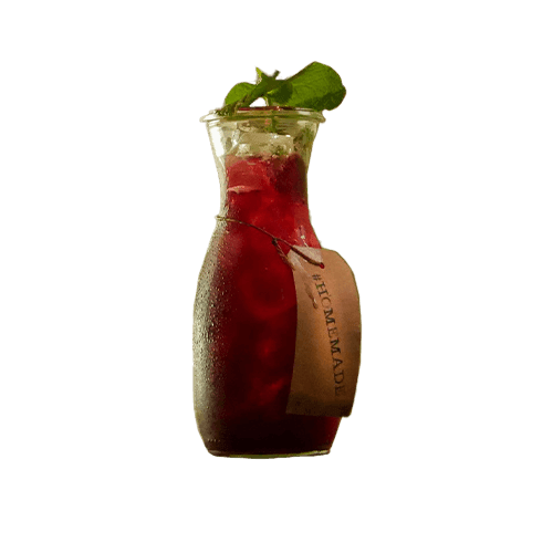 Homemade Blaubeer Honig Limonade 0,3l