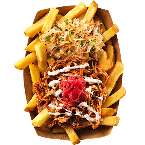 BBQ Pulled Pork Poutine