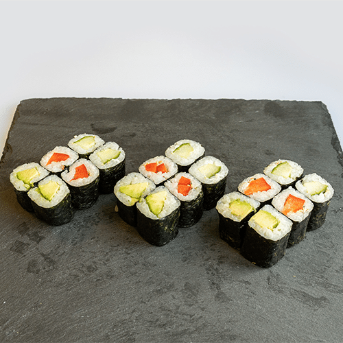 Maki Vegetaria Menü (18 Stück)