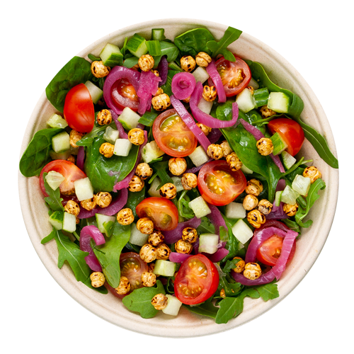 Crispy Pea & Tahini Salad (vegan)