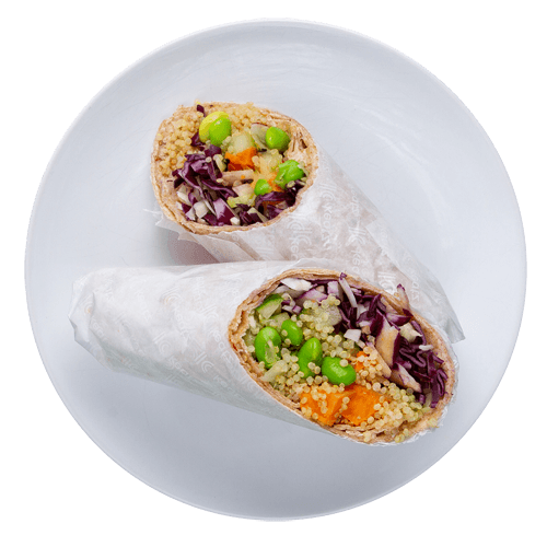 Crunchy Korean Wrap (vegan)
