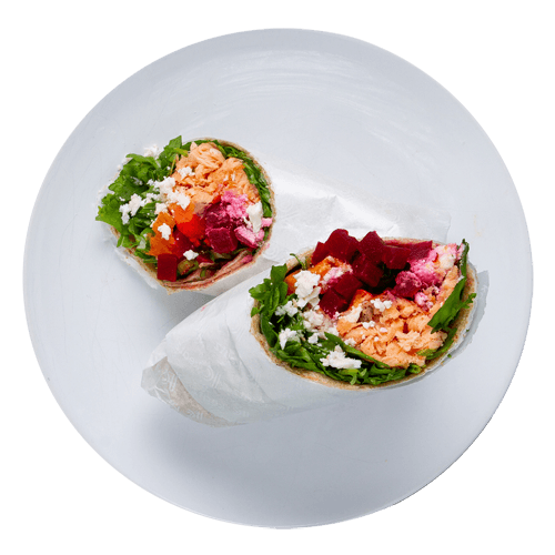 Salmon & Beetroot Wrap
