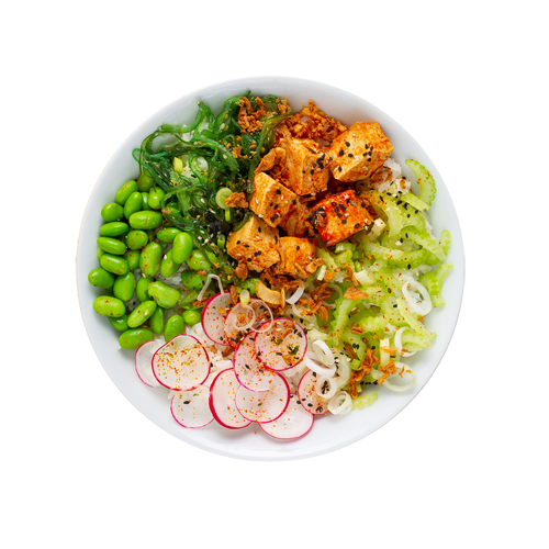 Marinated Tofu Bowl (vegan)