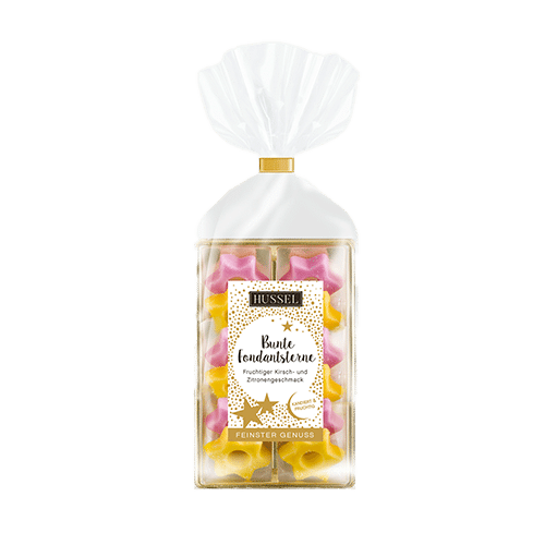 Fondantsterne rosa/gelb 150g